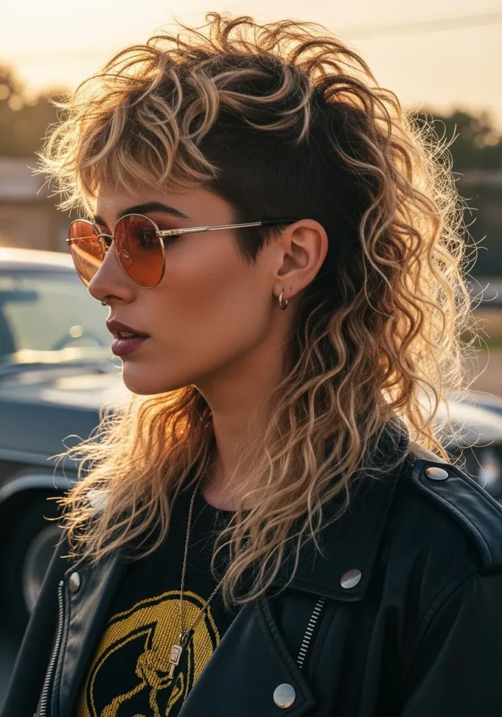 Curly Mullet