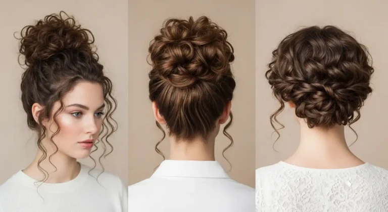 Curly Updo Ideas