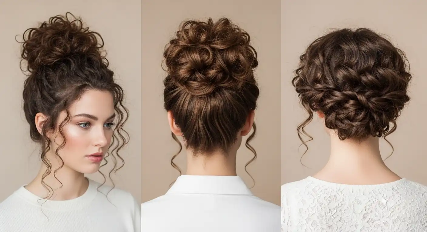 Curly Updo Ideas