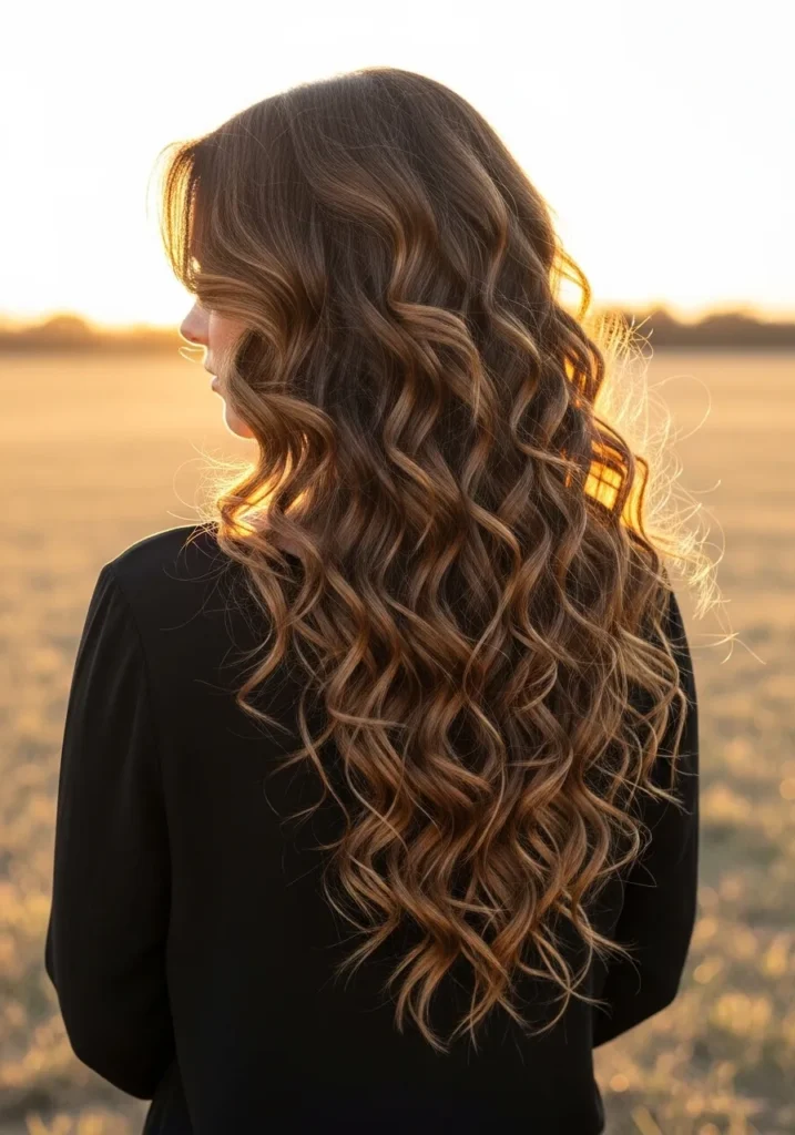 Curly V-Cut Layers