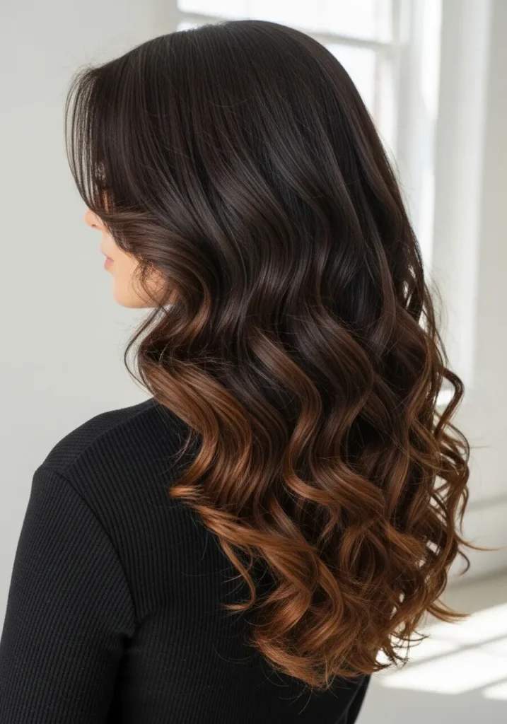 Curly Waterfall Layers