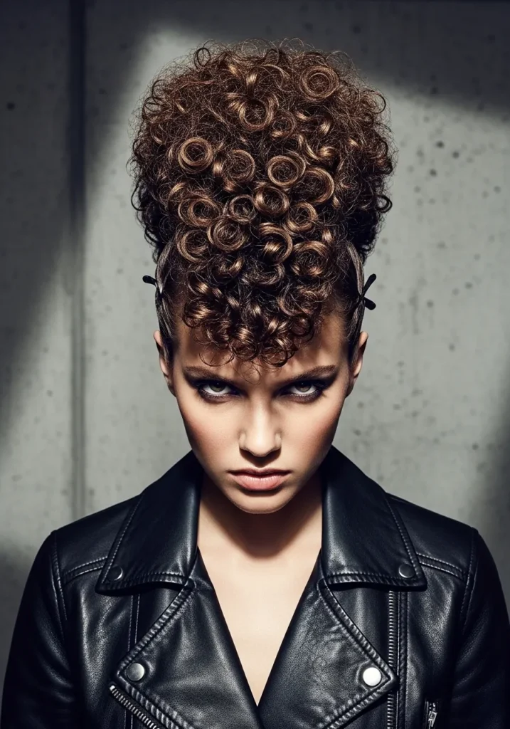 Curly Faux Hawk