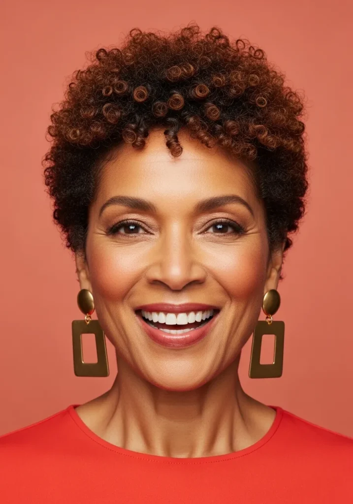 Curly Pixie Crop