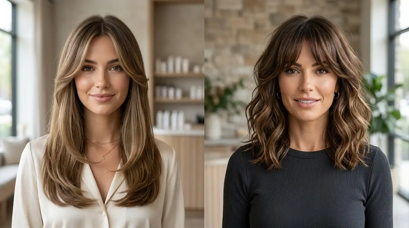 Curtain Bang Hairstyles