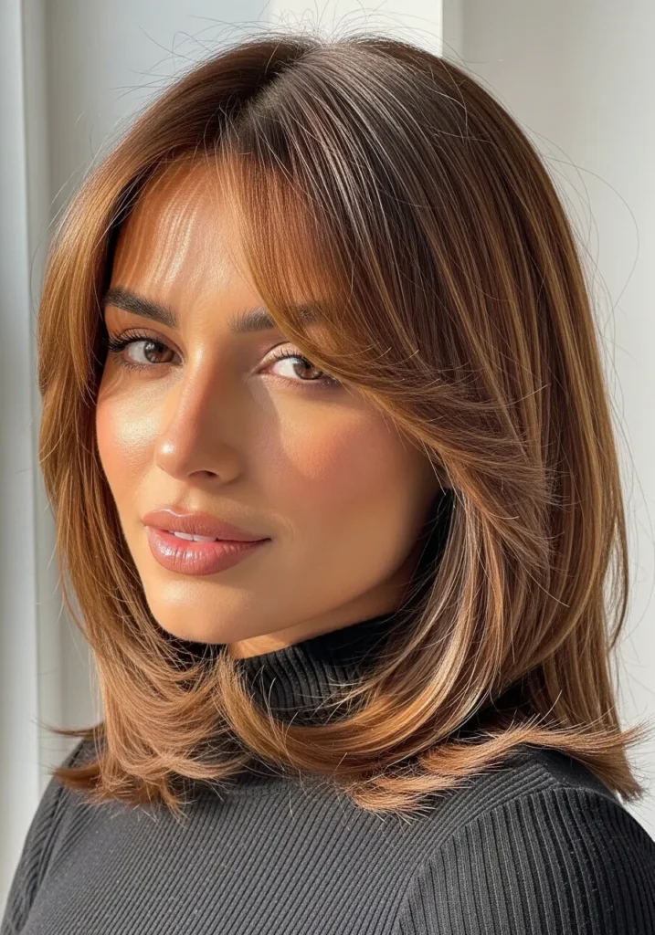 Curtain Bangs Style