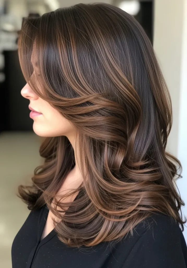 Dark Chestnut Lowlights