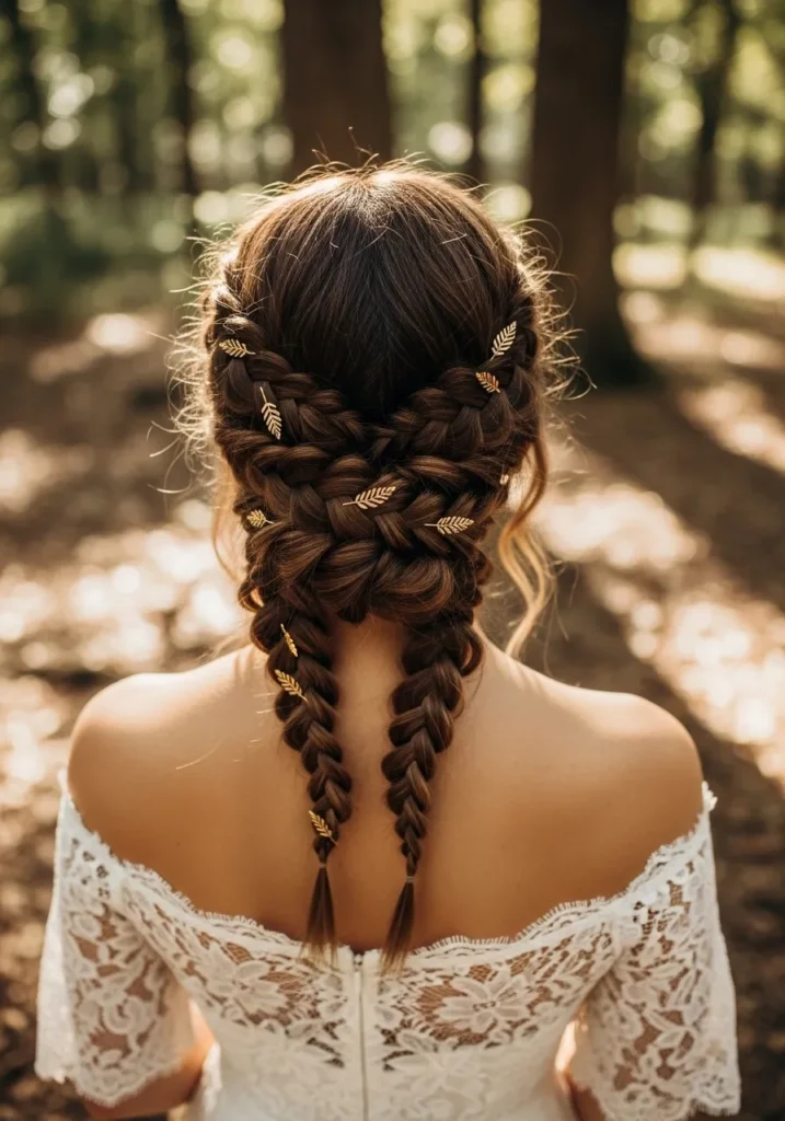 Double Braided Updo