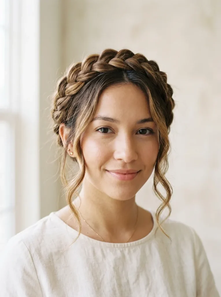 Dutch Crown Braid