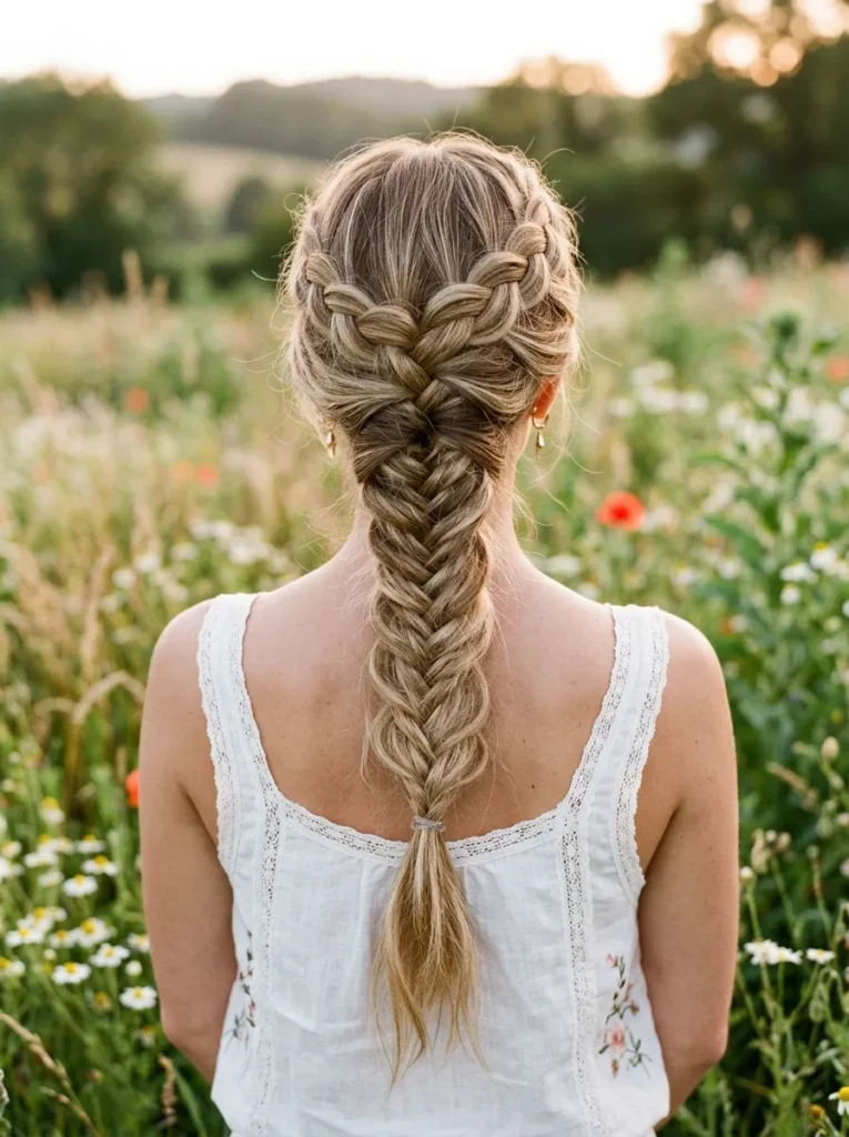 Dutch Fishtail Braid