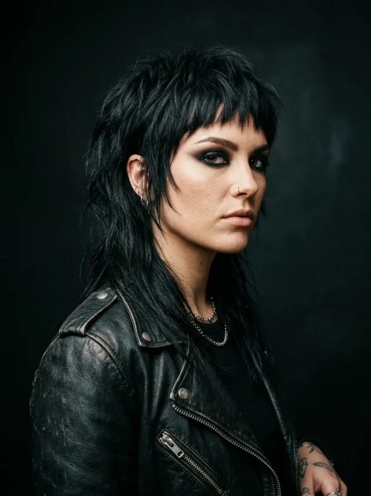 Edgy Mullet Shag