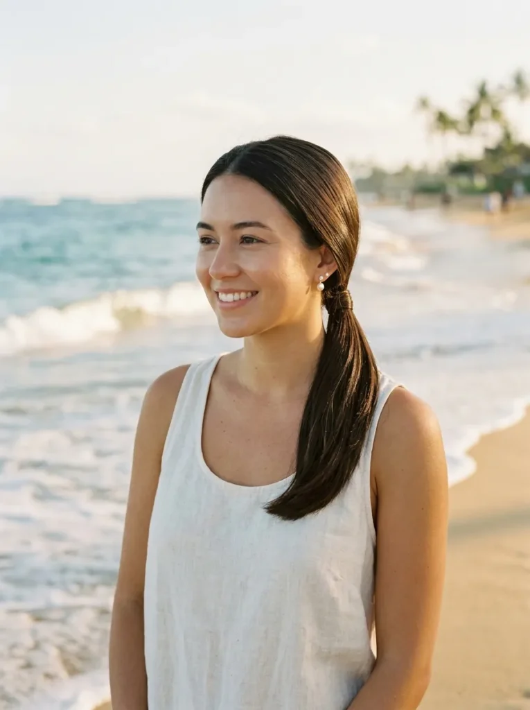 Effortless Low Ponytail