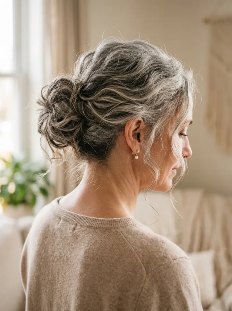 Effortless Messy Updo