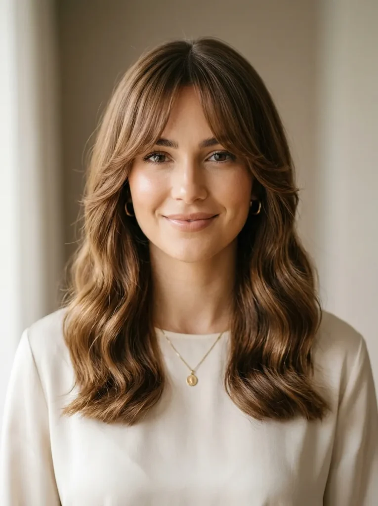 Face-Framing Curtain Bangs