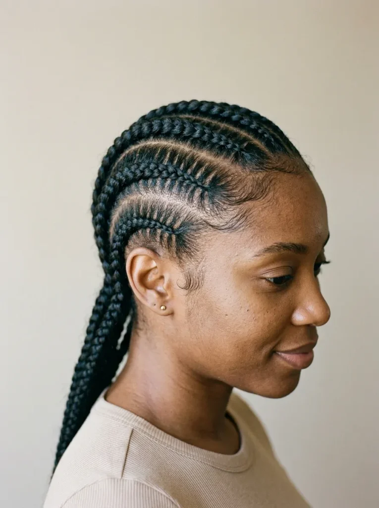 Feed-In Cornrows