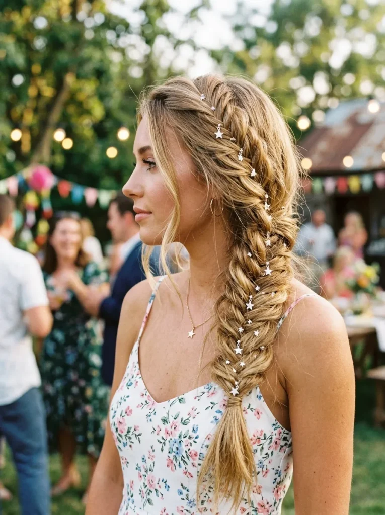 Festive Fishtail Braid