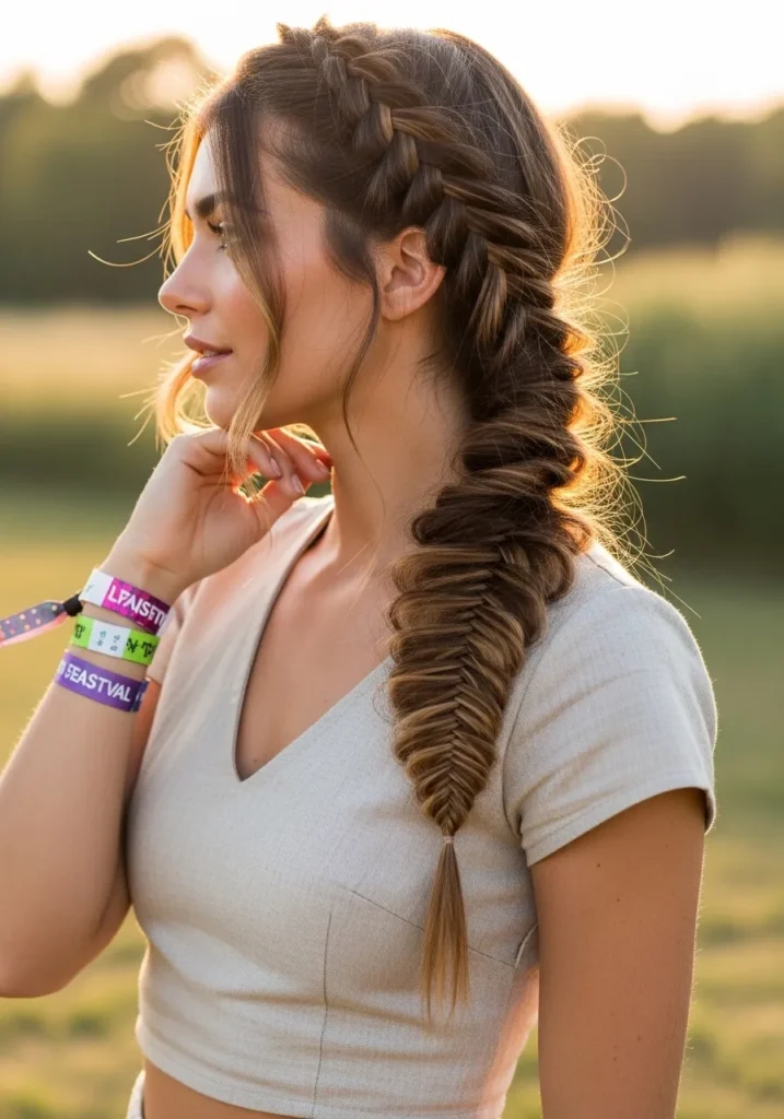 Fishtail Side Braid
