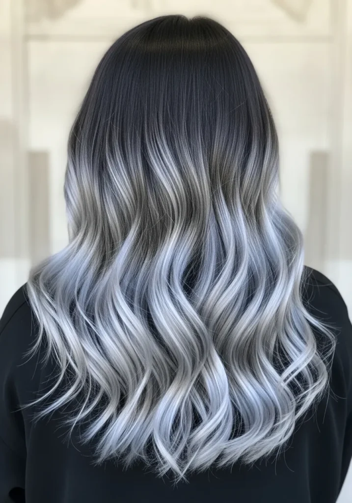 Frosted Silver Tips