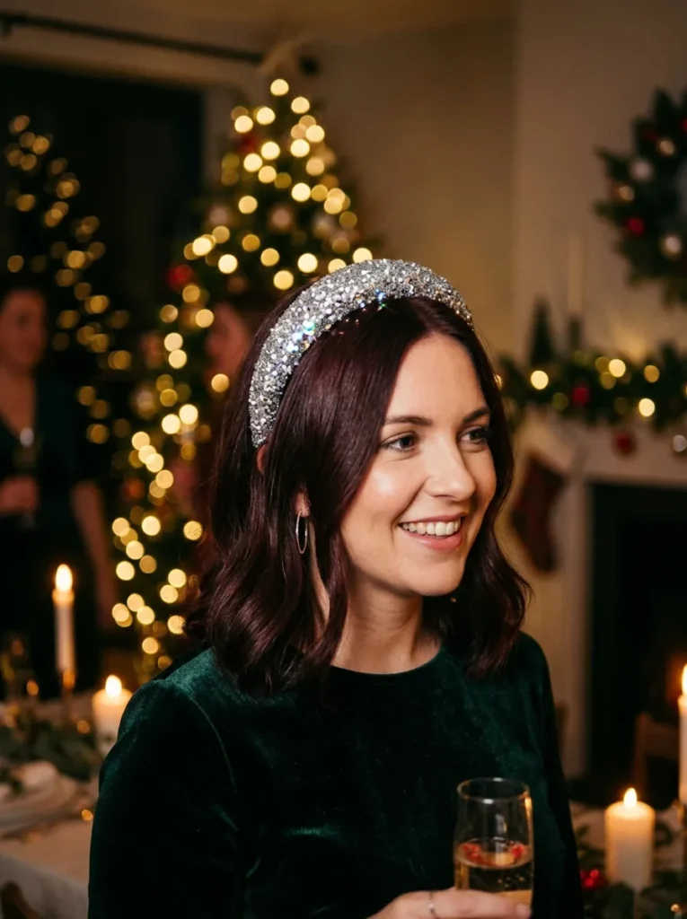Glitter Holiday Headband