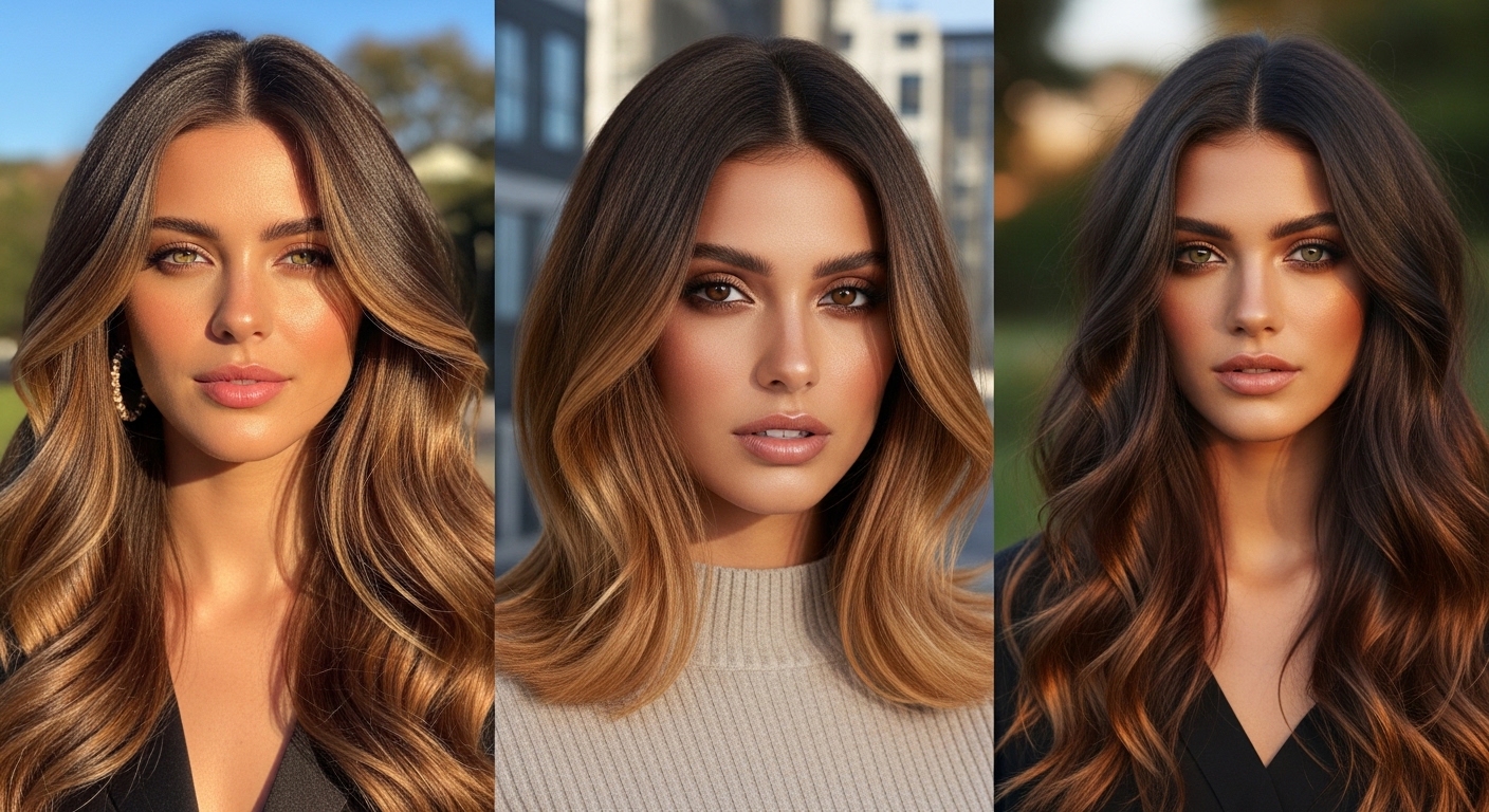 Golden Brunette Hair Color Ideas