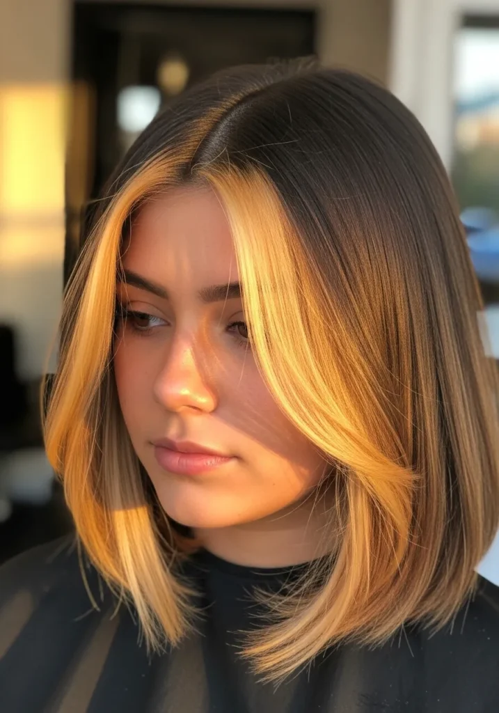 Golden Blonde Face-Framing Balayage