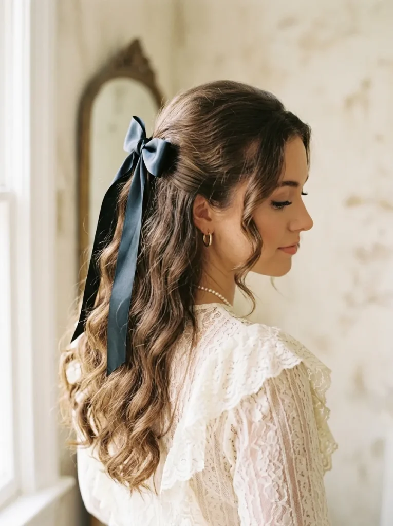 Half-Up Ribbon Headband