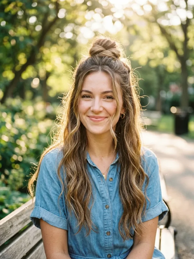 Half-Up Top Knot