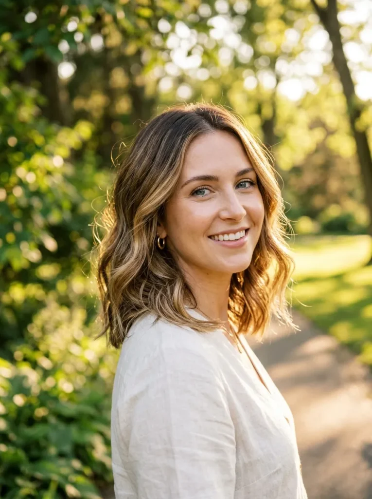 Honey Balayage Lob
