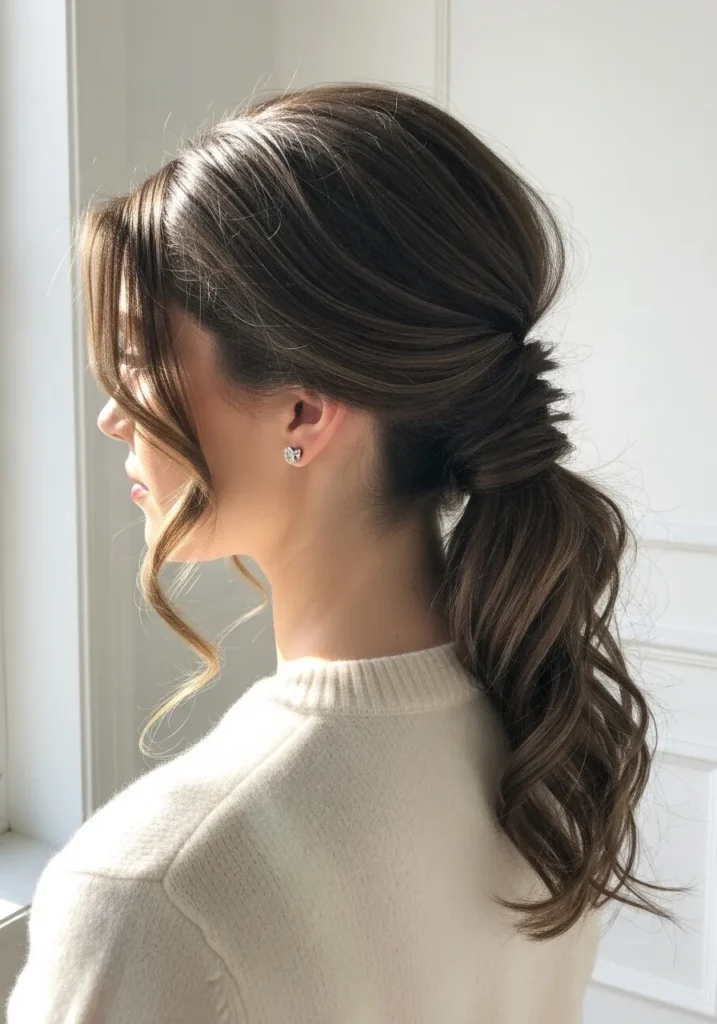 Low Ponytail Twist