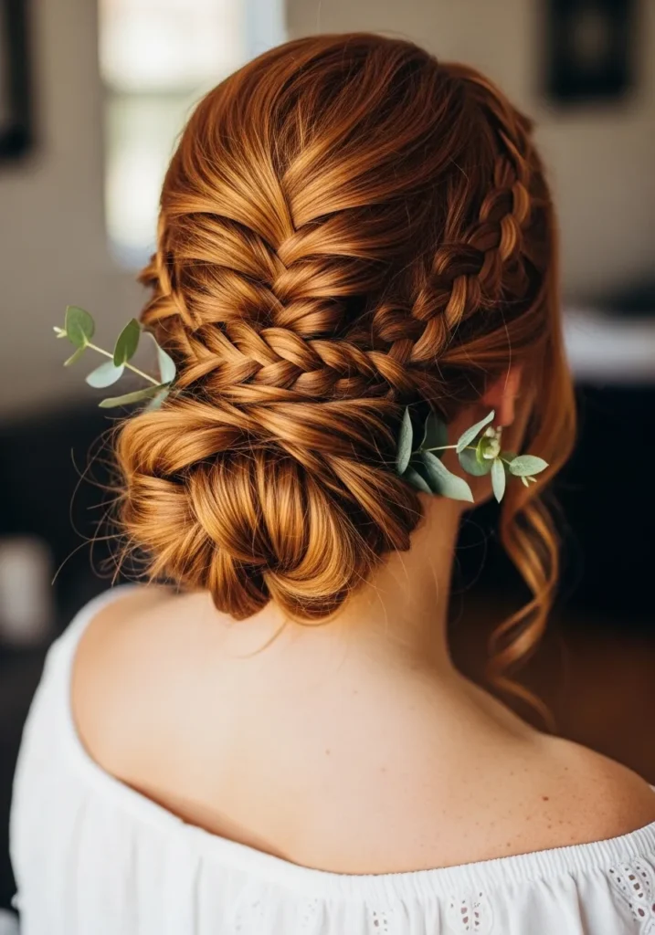 Messy Fishtail Bun