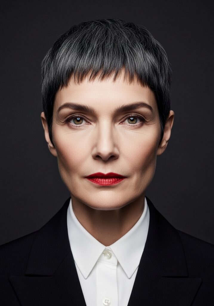 Micro Fringe on Short Hair