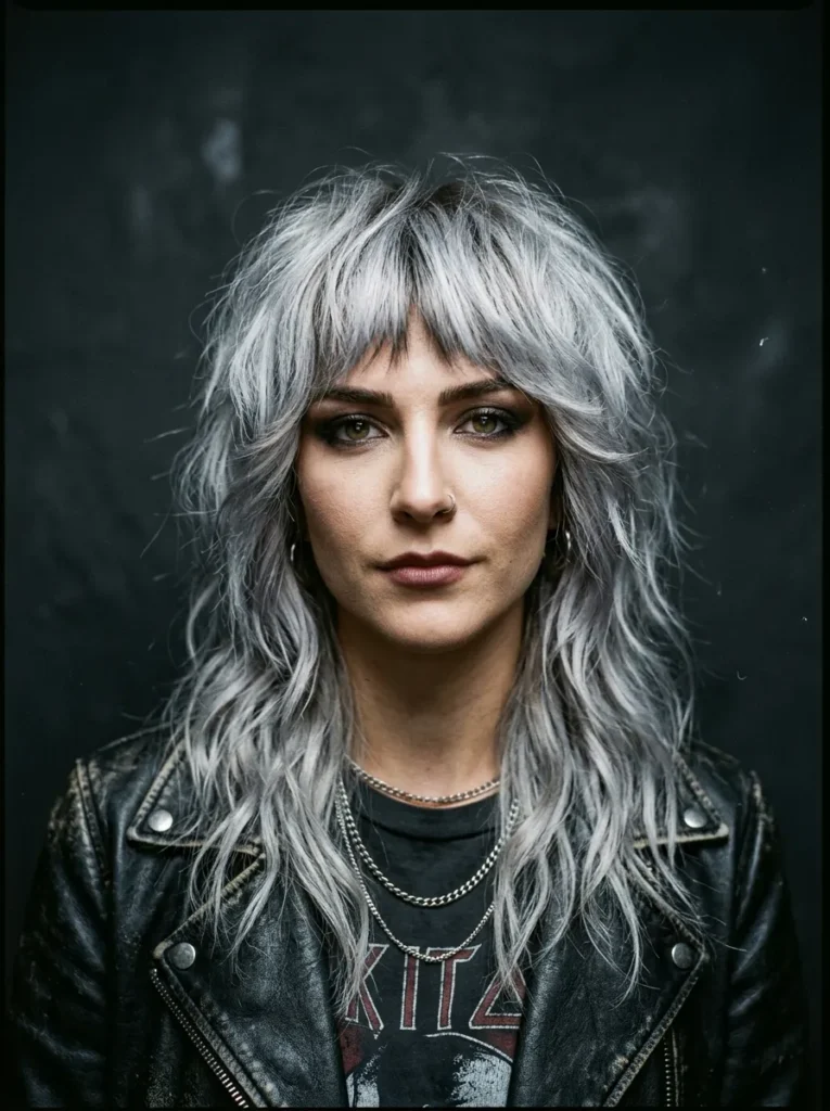 Modern Silver Shag