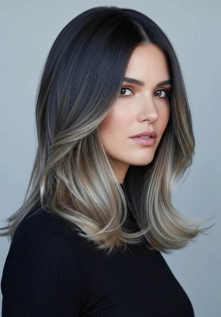Mushroom Blonde Balayage