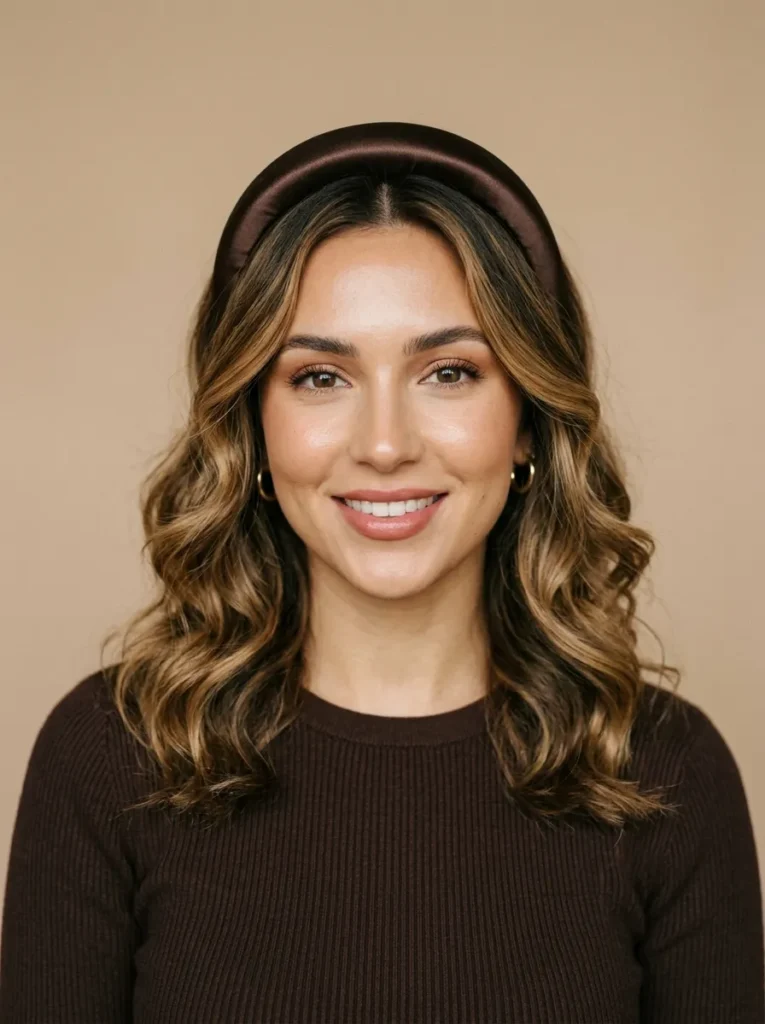 Padded Satin Headband
