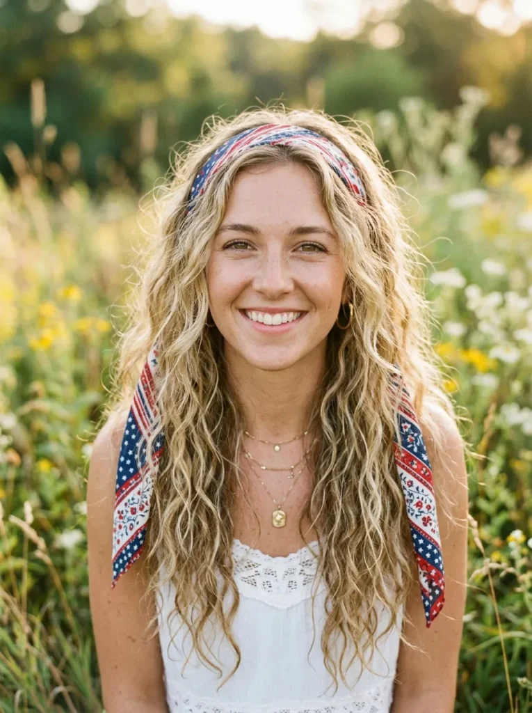 Patriotic Boho Waves