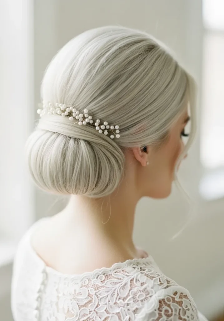 Pearl Embellished Bun