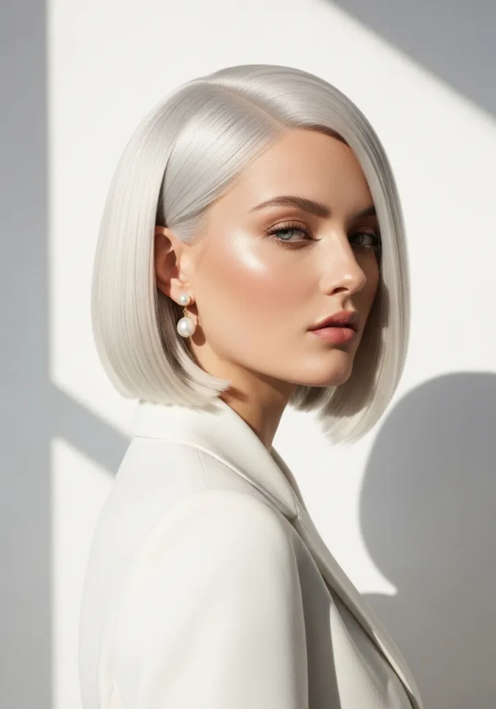 Pearl White Bob