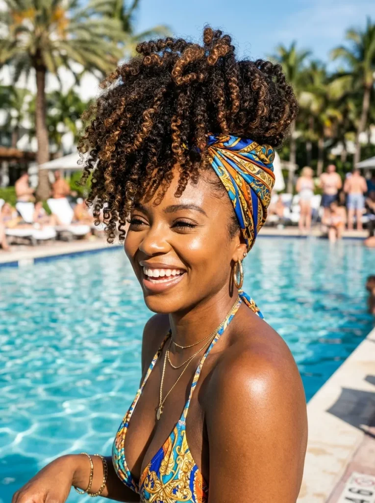 Pineapple Updo