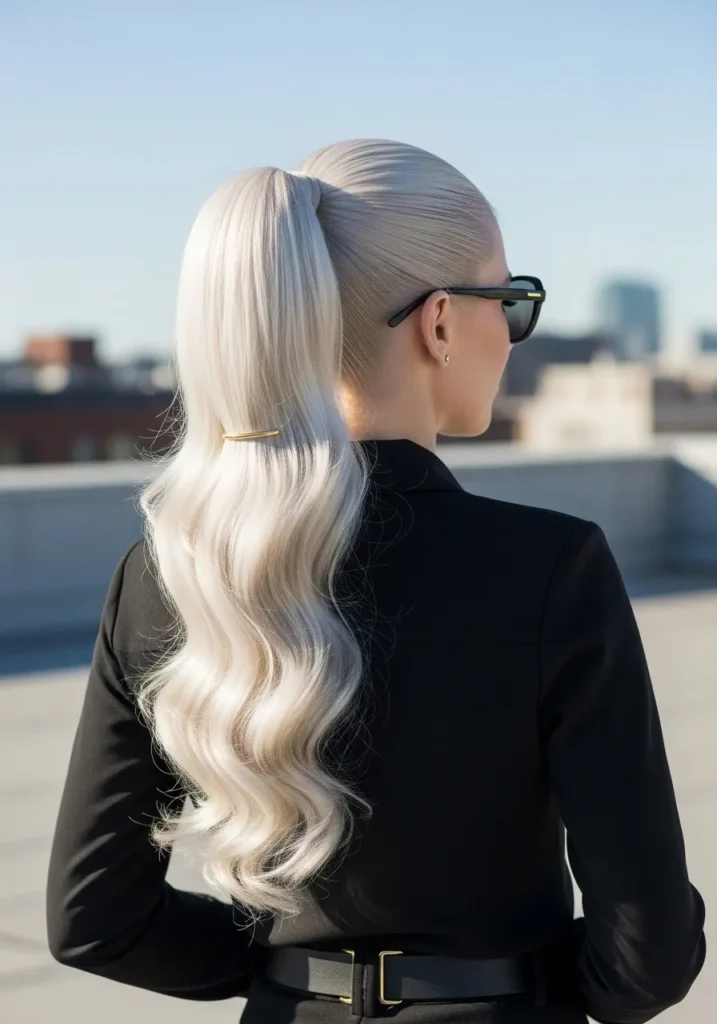 Platinum Ponytail