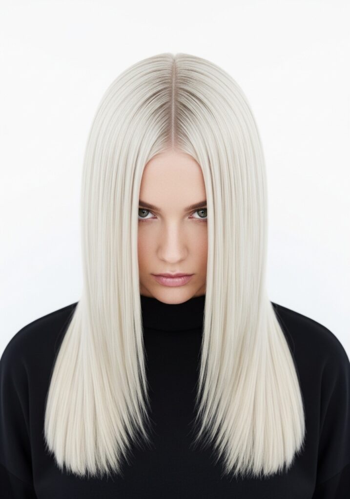 Platinum Sleek Center Part