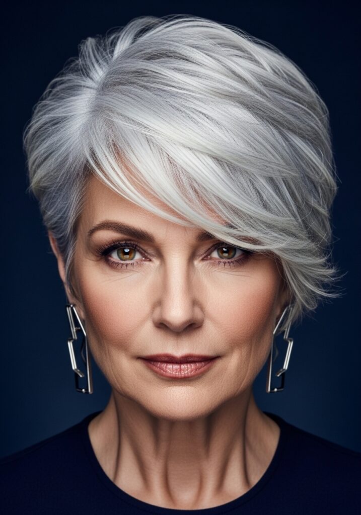 Platinum Streak on Gray