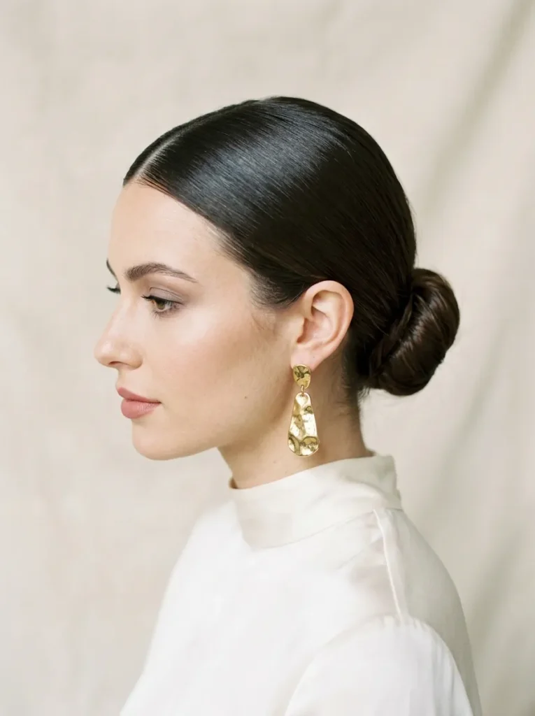 Polished Low Bun