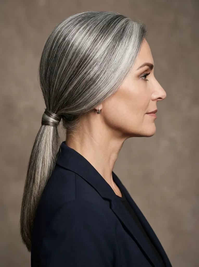 Polished Low Ponytail