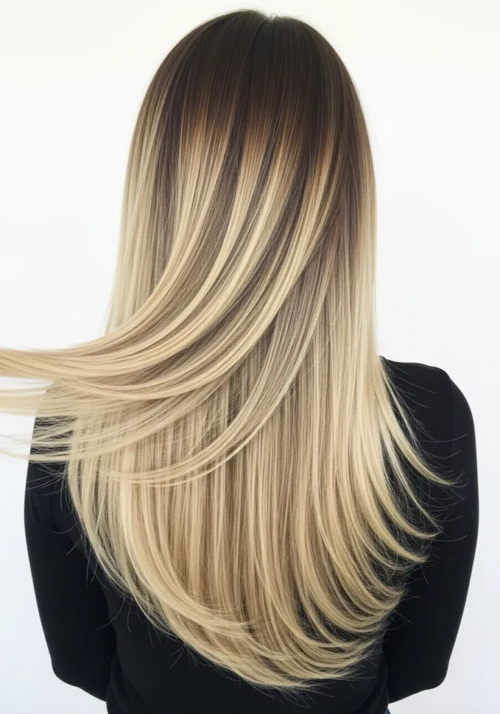 REVERSE BLONDE OMBRE