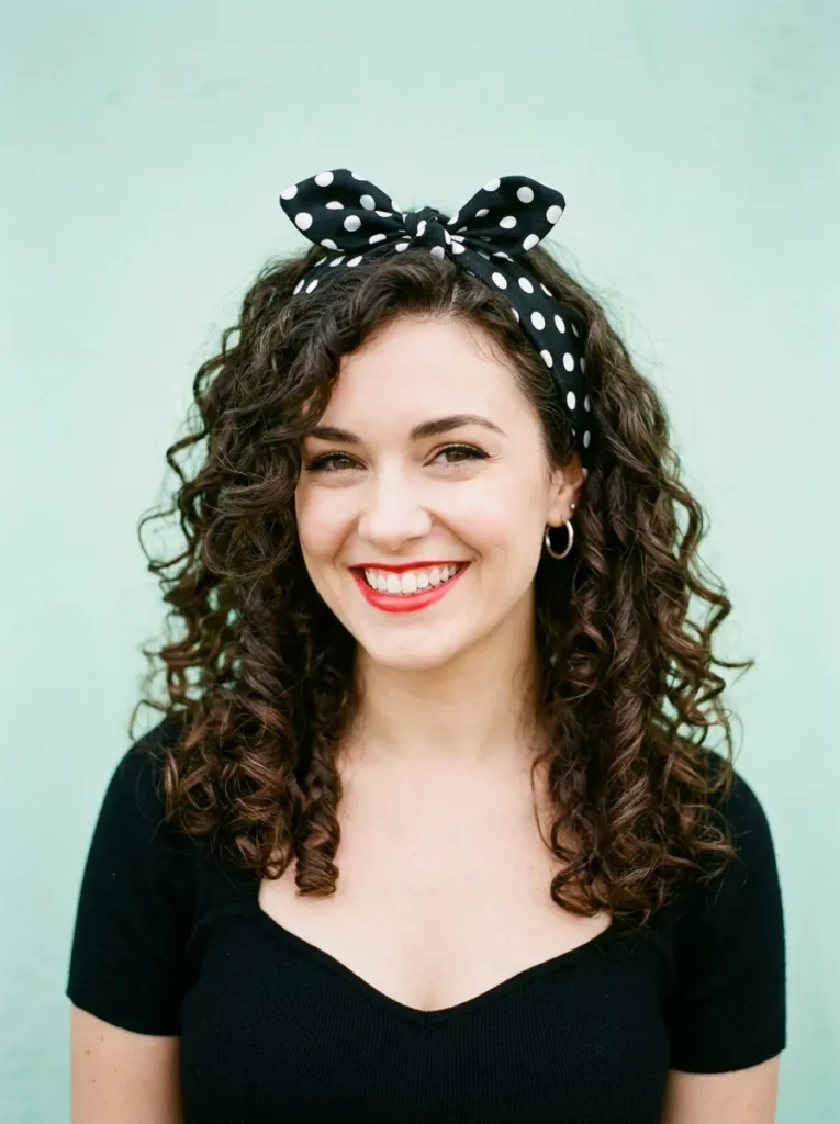 Retro Polka Headband