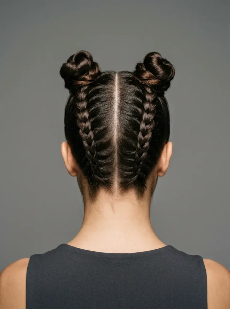 Reverse Dutch Pigtails