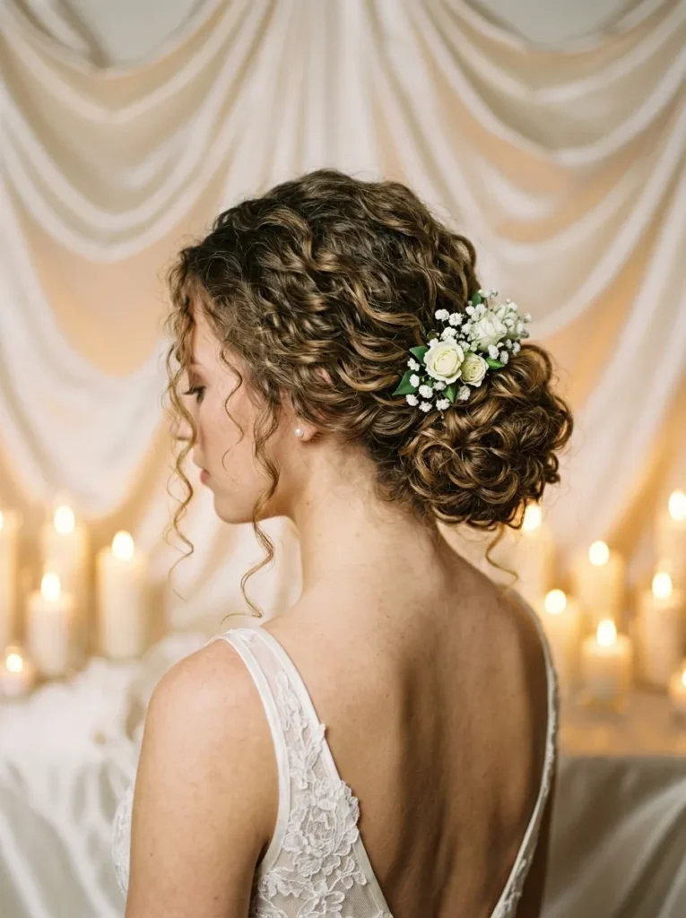 Romantic Curly Updo