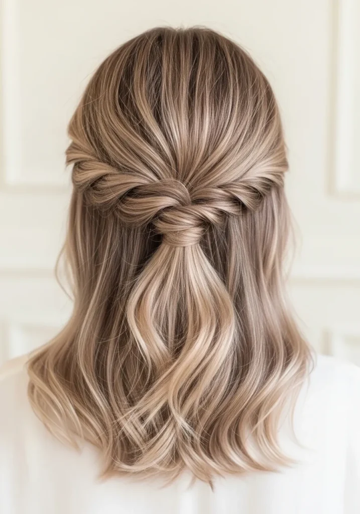 Romantic Half-Up Twist