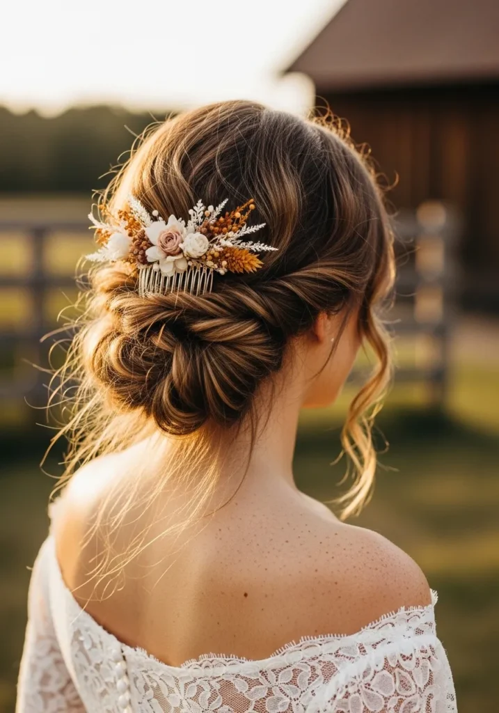 Rustic Twisted Updo