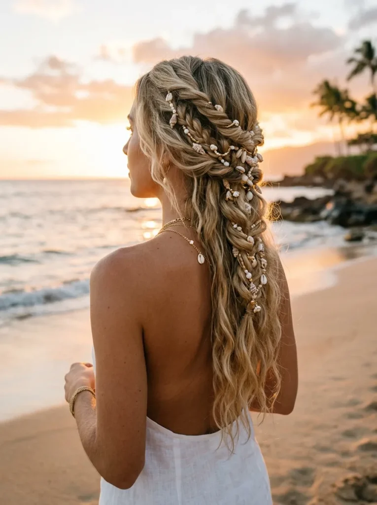 Shell-Adorned Boho Twists