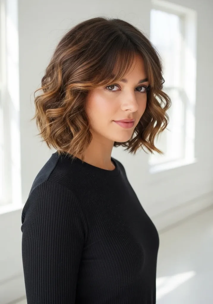 Shoulder-Length Spiral Layers